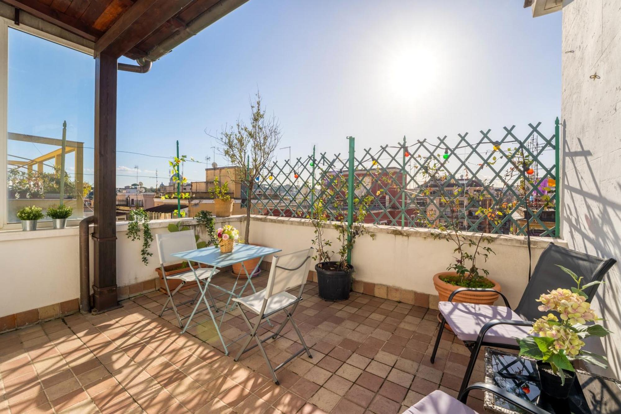 Welcome Dhome - Cozy Penthouse With St. Peter View โรม ภายนอก รูปภาพ